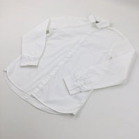 White Smart Long Sleeve Shirt - Boys 12 Years