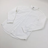 White Smart Long Sleeve Shirt - Boys 12 Years