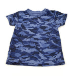 Dinosaurs Camouflage Navy & Blue T-Shirt - Boys 2-3 Years