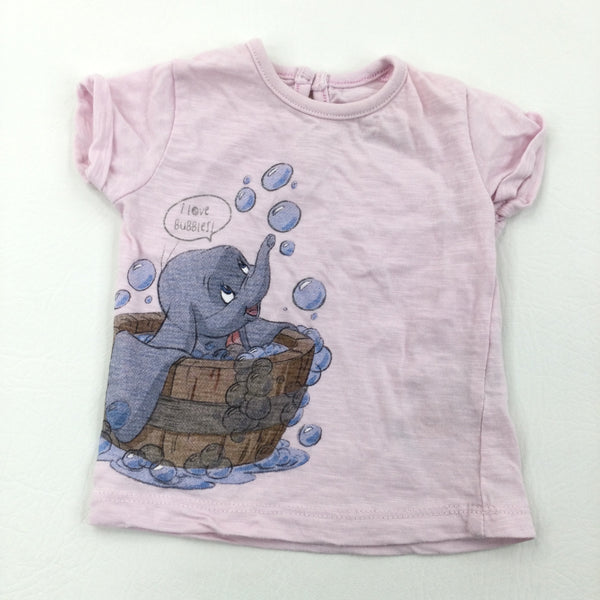 Dumbo Pink T-Shirt - Girls Newborn