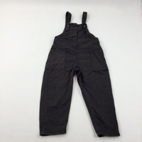 Black Denim Dungarees - Girls 7 Years