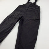 Black Denim Dungarees - Girls 7 Years