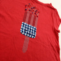 Fab Lolly Sequins & Beads Red T-Shirt - Girls 6-7 Years