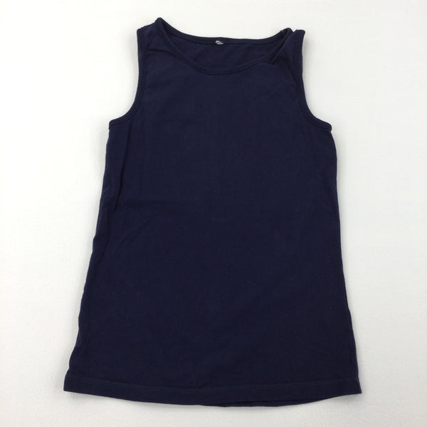 Navy Vest - Boys 8-9 Years