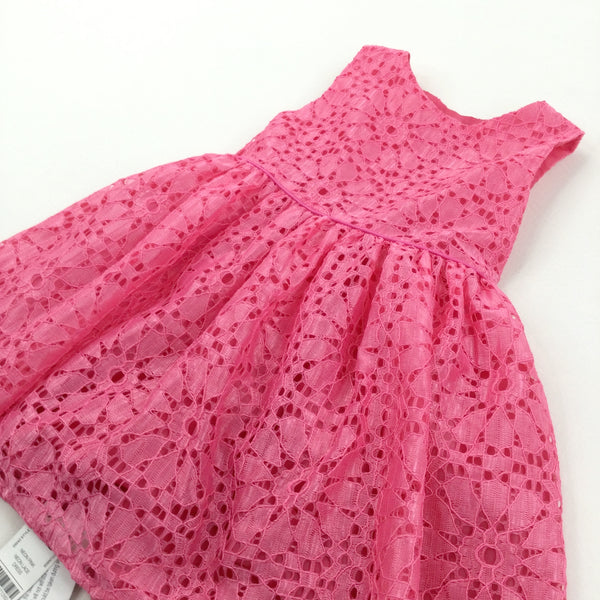 Girls neon pink sales dress