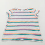 Colourful Striped T-Shirt - Girls 12-18 Months