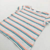 Colourful Striped T-Shirt - Girls 12-18 Months