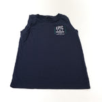 'Epic & Awesome' Navy Vest Top - Boys 7-8 Years