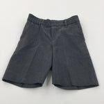 Grey School Shorts with Adjustable Waistband - Boys 2-3 Years