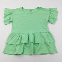 Green Tunic Top - Girls 12 Years