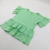 Green Tunic Top - Girls 12 Years