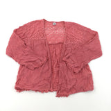 Pink Lightweight Cardigan - Girls 10 Years