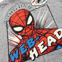 'Web-Head' Spider-Man Grey T-Shirt - Boys 6-8 Years