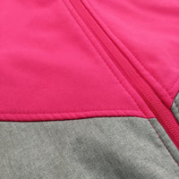 Pink & Grey Fleece Lined Shell Jacket - Girls 11-12 Years