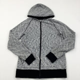 Grey Lightweight Zip Up Hoodie - Boys 12-14 Years