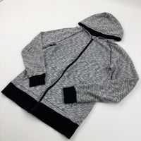 Grey Lightweight Zip Up Hoodie - Boys 12-14 Years