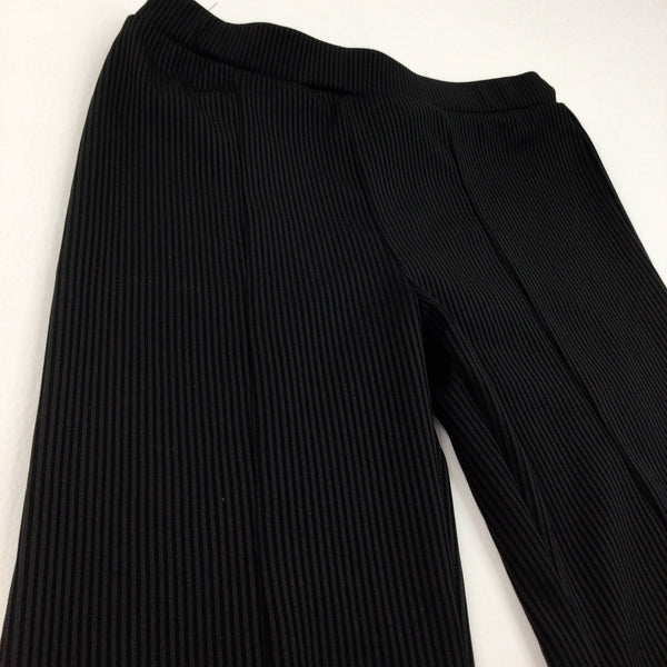 Ribbed Jersey Flared Trousers