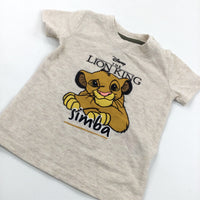 'The Lion King Simba' Cream T-Shirt - Boys 6-9 Months