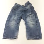 Light Blue Denim Jeans - Boys 9-12 Months