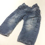 Light Blue Denim Jeans - Boys 9-12 Months
