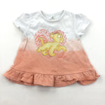 'Nala' Lion King Orange & White Jersey Dress - Girls Newborn