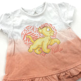 'Nala' Lion King Orange & White Jersey Dress - Girls Newborn