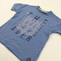 'The Caped Crusader' Batman Blue T-Shirt - Boys 7-8 Years