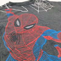 Spider-man Grey T-Shirt - Boys 3-4 Years