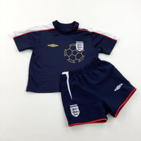 England Navy Football Set - Boys 6-9 Months