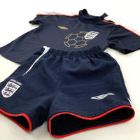 England Navy Football Set - Boys 6-9 Months