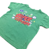 'Super Cool Dude' Green T-Shirt - Boys 5-6 Years
