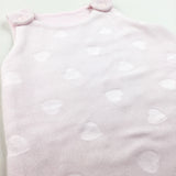 Hearts Pink Pinafore Dress - Girls 6-9 Months