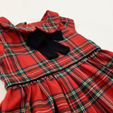 Checked Colourful Dress - Girls 6-9 Months