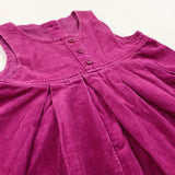 Pink Cord Dress- Girls 6-9 Months