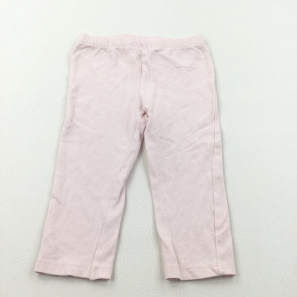 Light Pink Leggings - Girls 9-12 Months