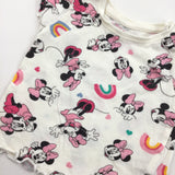 Minnie Mouse Cream T-Shirt - Girls 0-3 Months