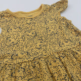 The Lion King Simba Golden Yellow & Black Jersey Dress - Girls 2-3 Years