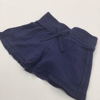 Navy Lightweight Jersey Shorts - Girls 3 Years