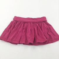 Dark Pink Jersey Skort Shorts with Skirt Overlay Girls 3 Years Katie s Kids Clothes