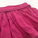 Dark Pink Jersey Skorts (Shorts with Skirt Overlay) - Girls 3 Years