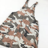 Camo Print Denim Dress - Girls 11-12 Years