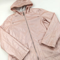 Shiny Pink Lightweight Jacket - Girls 11-12 Years