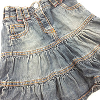 Blue Denim Skirt - Girls 12-18 Months