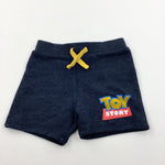 'Toy Story' Navy Jersey Shorts - Boys 9-12 Months