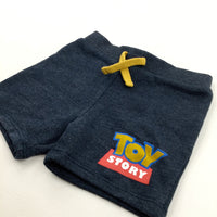 'Toy Story' Navy Jersey Shorts - Boys 9-12 Months