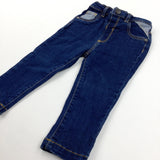 Dark Blue Denim Jeans - Boys 9-12 Months