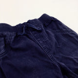 Navy Cotton Trousers - Boys 9-12 Months