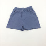 Blue Lightweight Jersey Shorts - Boys 12-18 Months