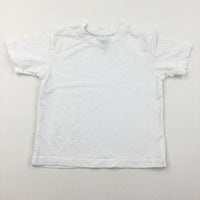 White Cotton T-Shirt - Boys 18-24 Months