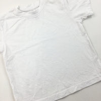 White Cotton T-Shirt - Boys 18-24 Months